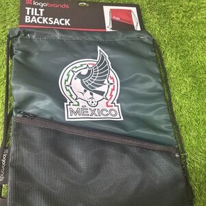 Mexico National Football Soccer Team Official Drawstring Cinch Bag Logo brands